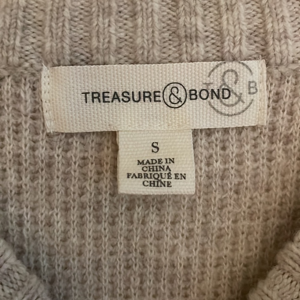 Treasure & Bond Cream Sweater in size Small - Picture 2 of 6